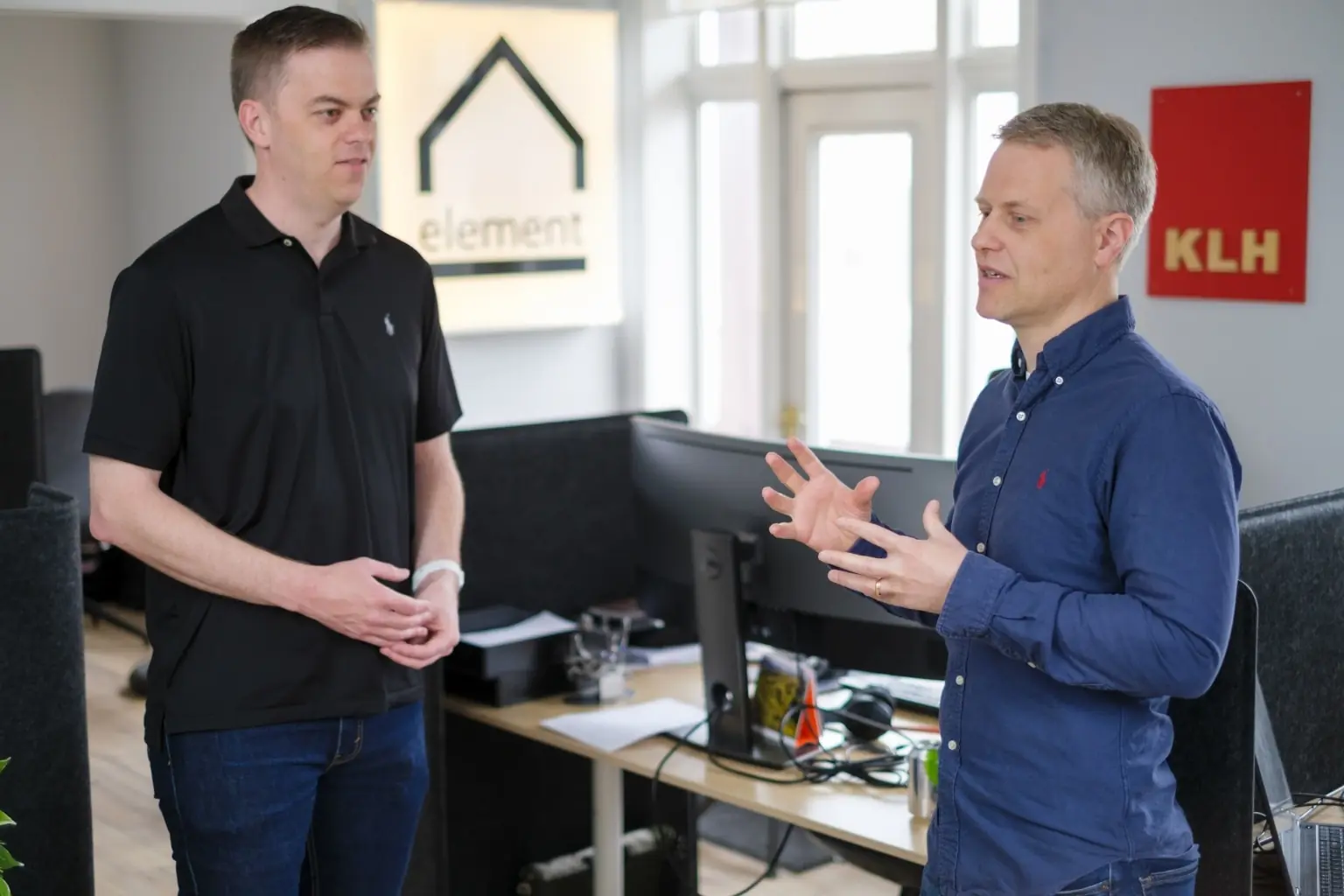 Element staff at the office